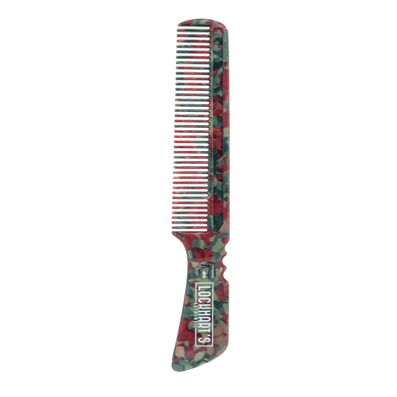 7.75" Lockhart's Comb - Cellulose Acetate - Lockhart's Authentic Grooming Company, LLC