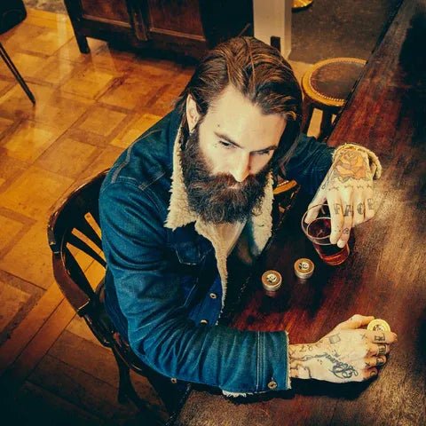 Captain Fawcett Booze & Baccy Moustache Wax - Lockhart's Authentic Grooming Company, LLC