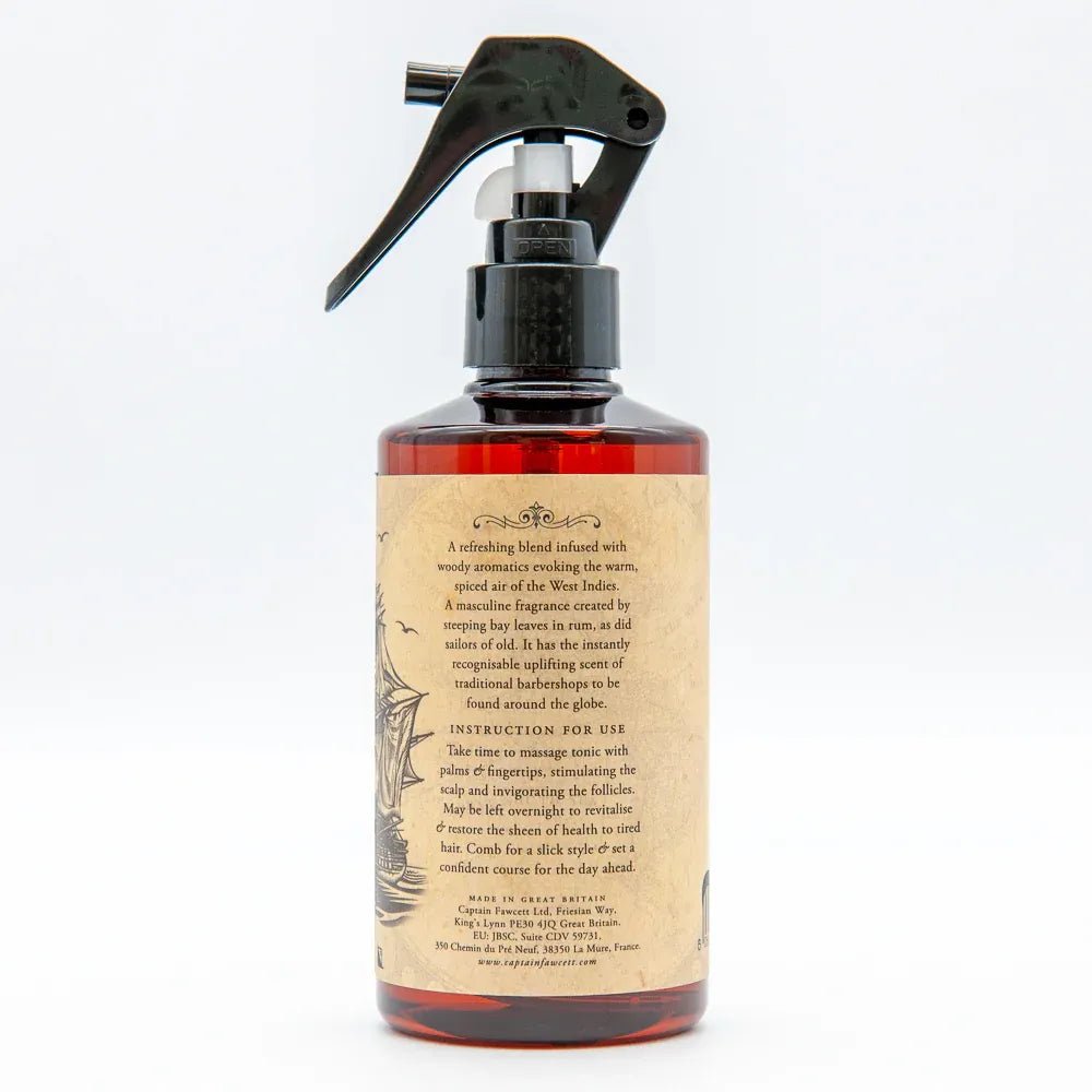 Captain Fawcett Hair Tonic Bay Rum - Lockhart's Authentic Grooming Company, LLC
