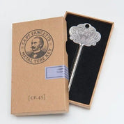 Captain Fawcett Metal Tube Key - Lockhart's Authentic Grooming Company, LLC