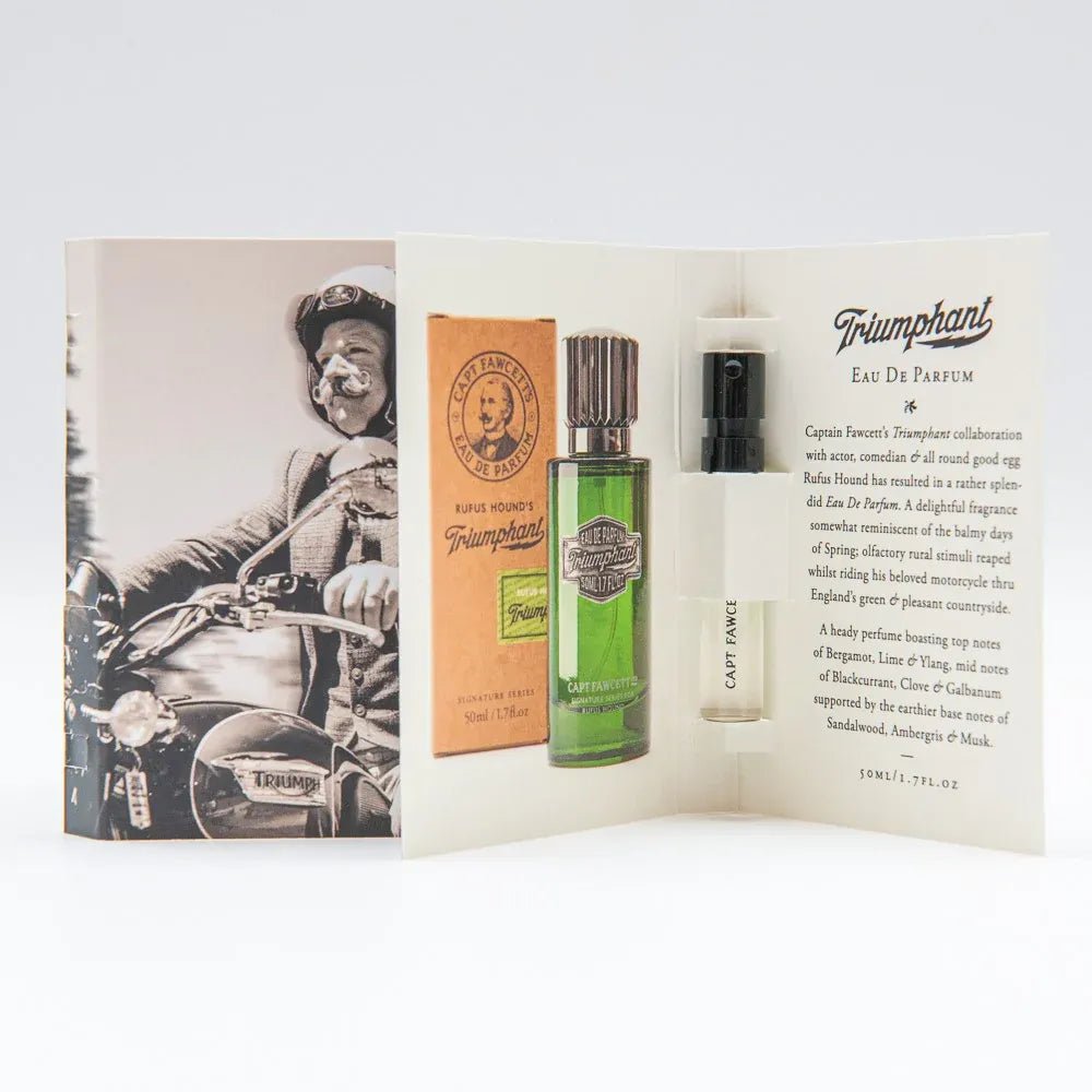 Captain Fawcett Triumphant Eau de Parfum Sample - Lockhart's Authentic Grooming Company, LLC