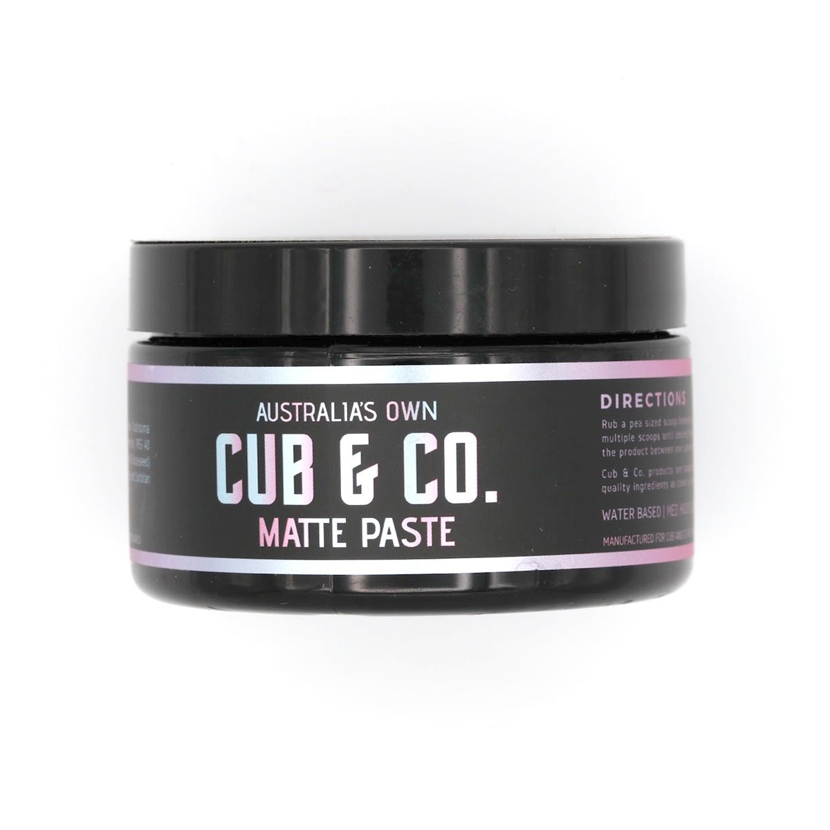 Cub & Co. Matte Paste - 4 oz Jar! - Lockhart's Authentic Grooming Company, LLC