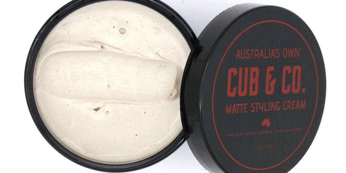 Cub & Co. Matte Styling Cream - 4 oz Jar! - Lockhart's Authentic Grooming Company, LLC