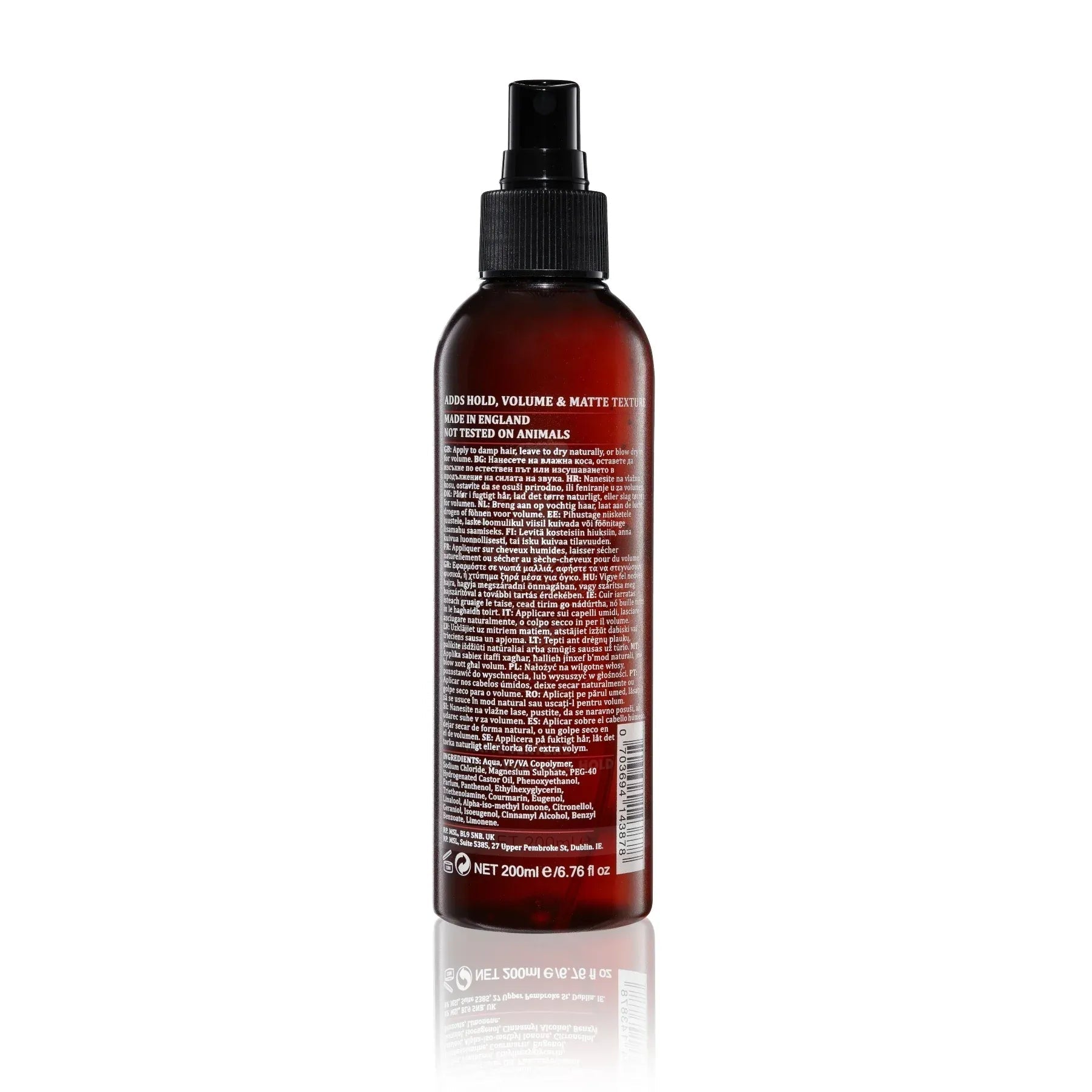 Dapper Dan Sea Salt Spray - Lockhart's Authentic Grooming Company, LLC
