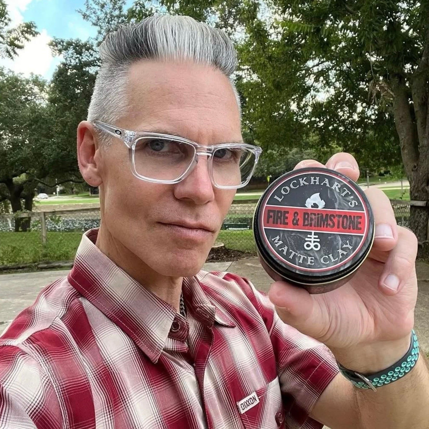 Fire and Brimstone Matte Clay - Lockhart's Authentic Grooming Company, LLC