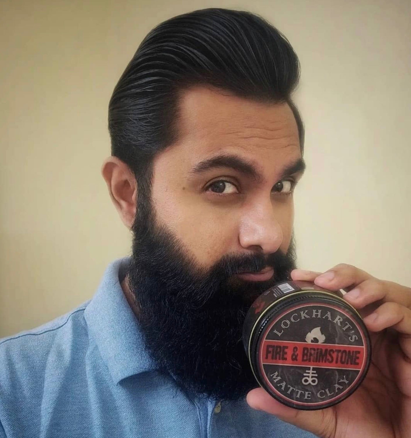 Fire and Brimstone Matte Clay - Lockhart's Authentic Grooming Company, LLC