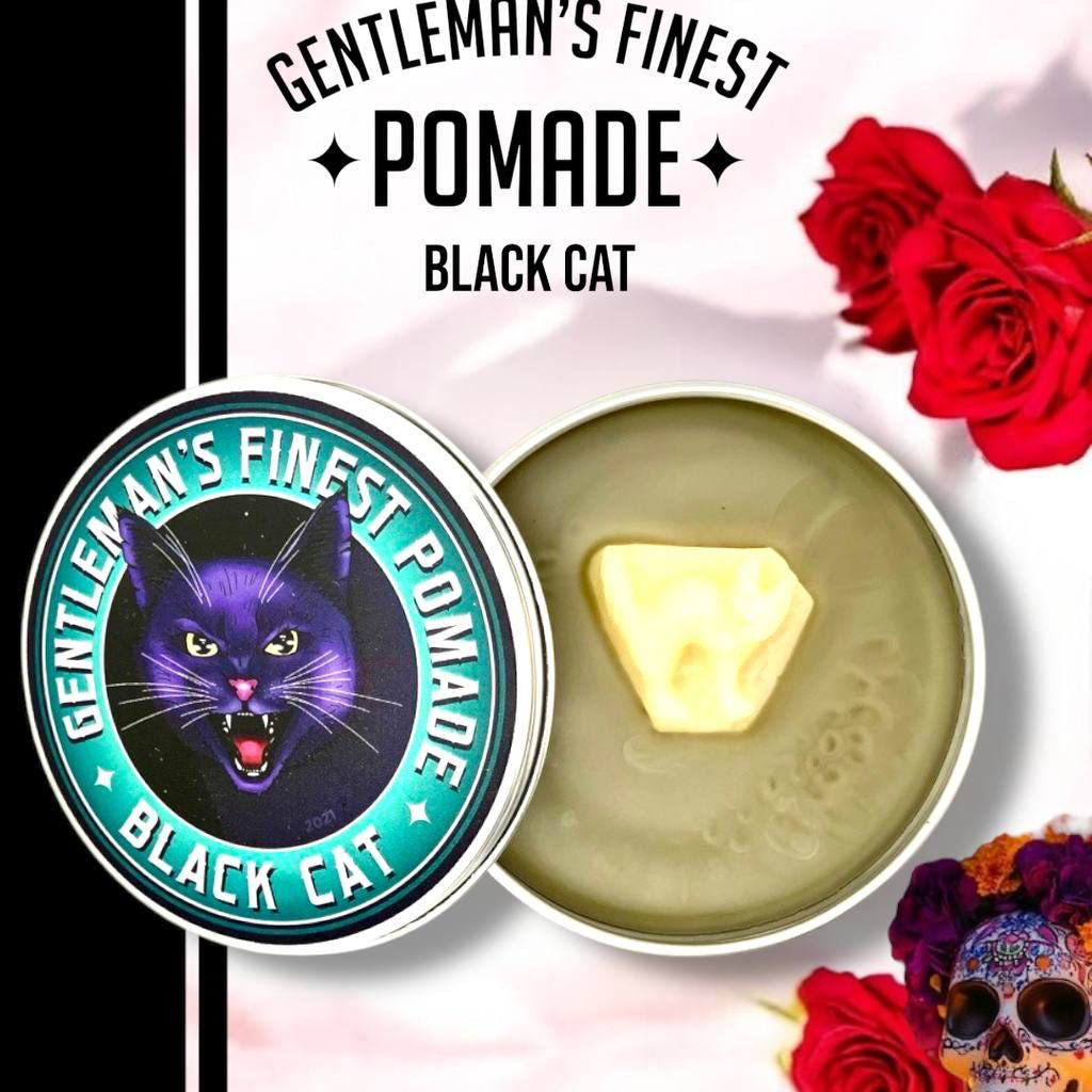 Gentleman's Finest Pomade Black Cat - Lockhart's Authentic Grooming Company, LLC