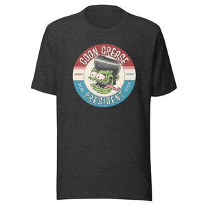 Goon Grease For President T - Shirt - Dark Grey Heather - Lockhart's Authentic