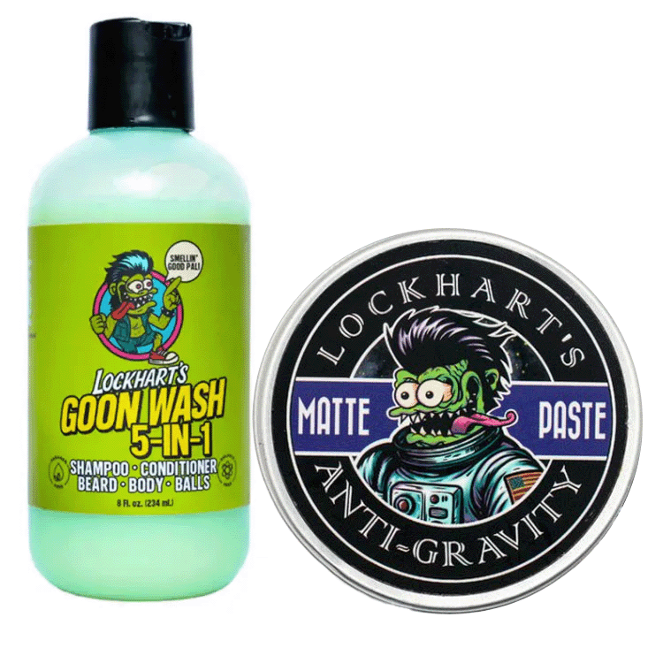 Goon Wash + Anti - Gravity Matte Paste Bundle - Lockhart's Authentic Grooming Company, LLC