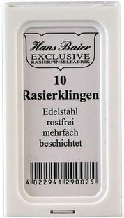 Hans Baier Rasierklingen Basic 10 Stück - Lockhart's Authentic Grooming Company, LLC