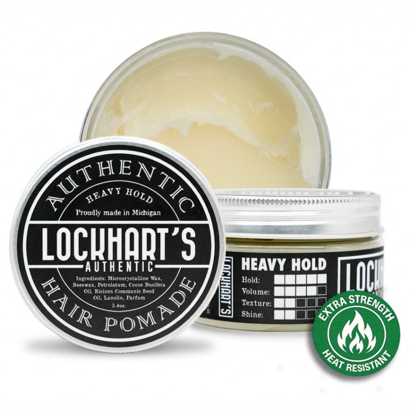 Heavy Hold | Authentic Heavy Hold Pomade - Lockhart's Authentic Grooming Company, LLC