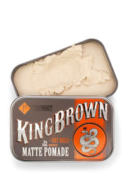 King Brown Matte Pomade - Lockhart's Authentic Grooming Company, LLC