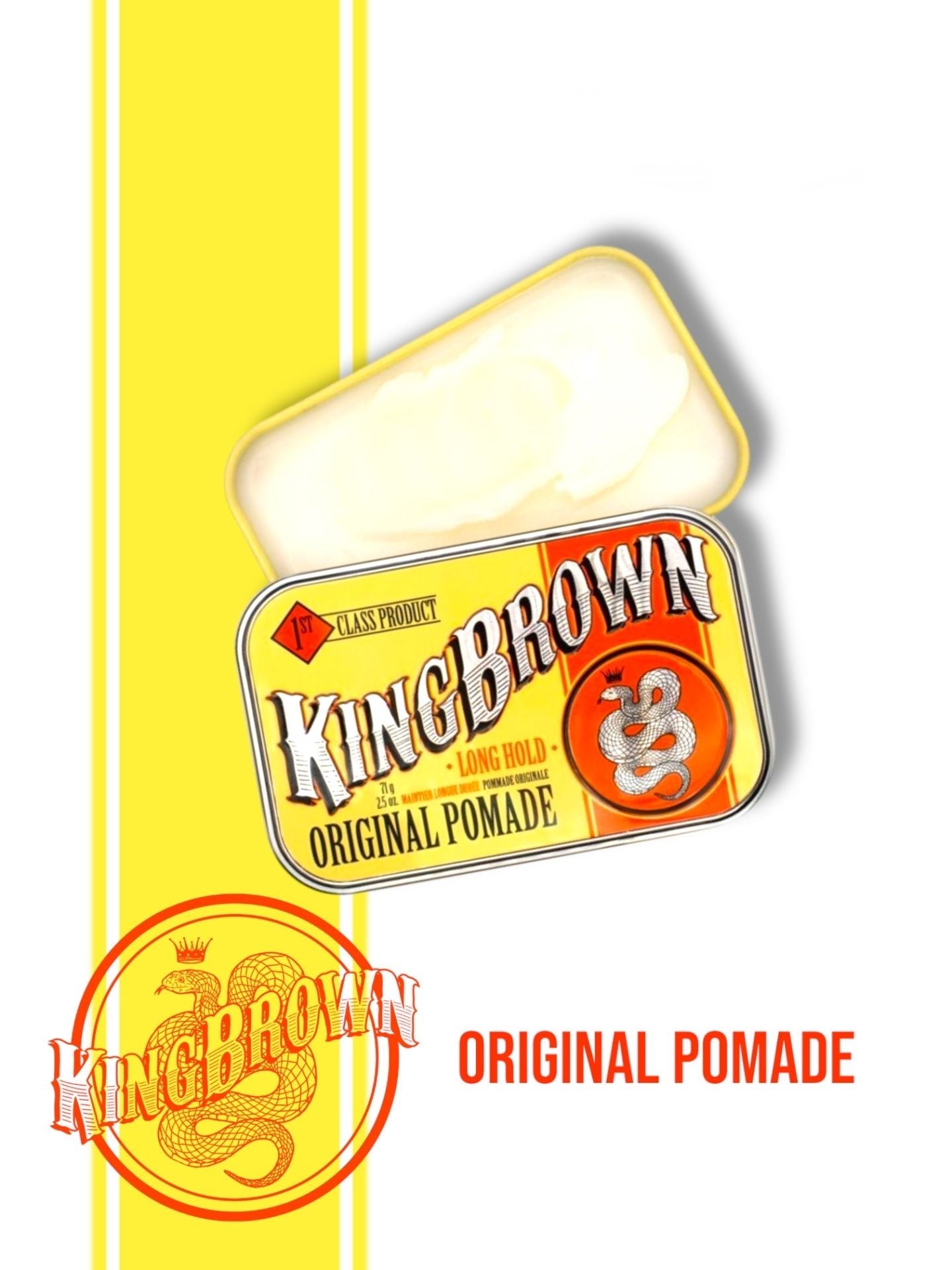 King Brown Original Pomade - Lockhart's Authentic Grooming Company, LLC
