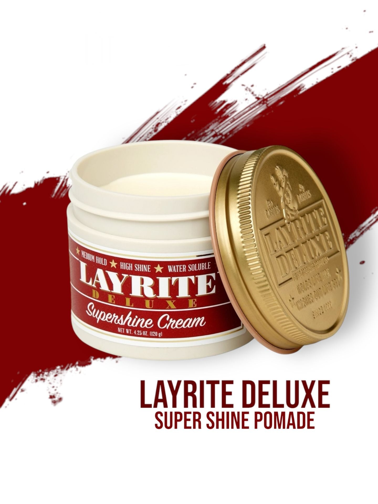 Layrite Deluxe Super Shine Pomade - Lockhart's Authentic Grooming Company, LLC