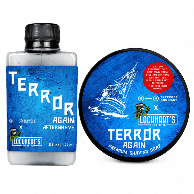 Lockhart's X Barrister & Mann: Terror Again Shave Soap + Aftershave - Lockhart's Authentic Grooming Company, LLC