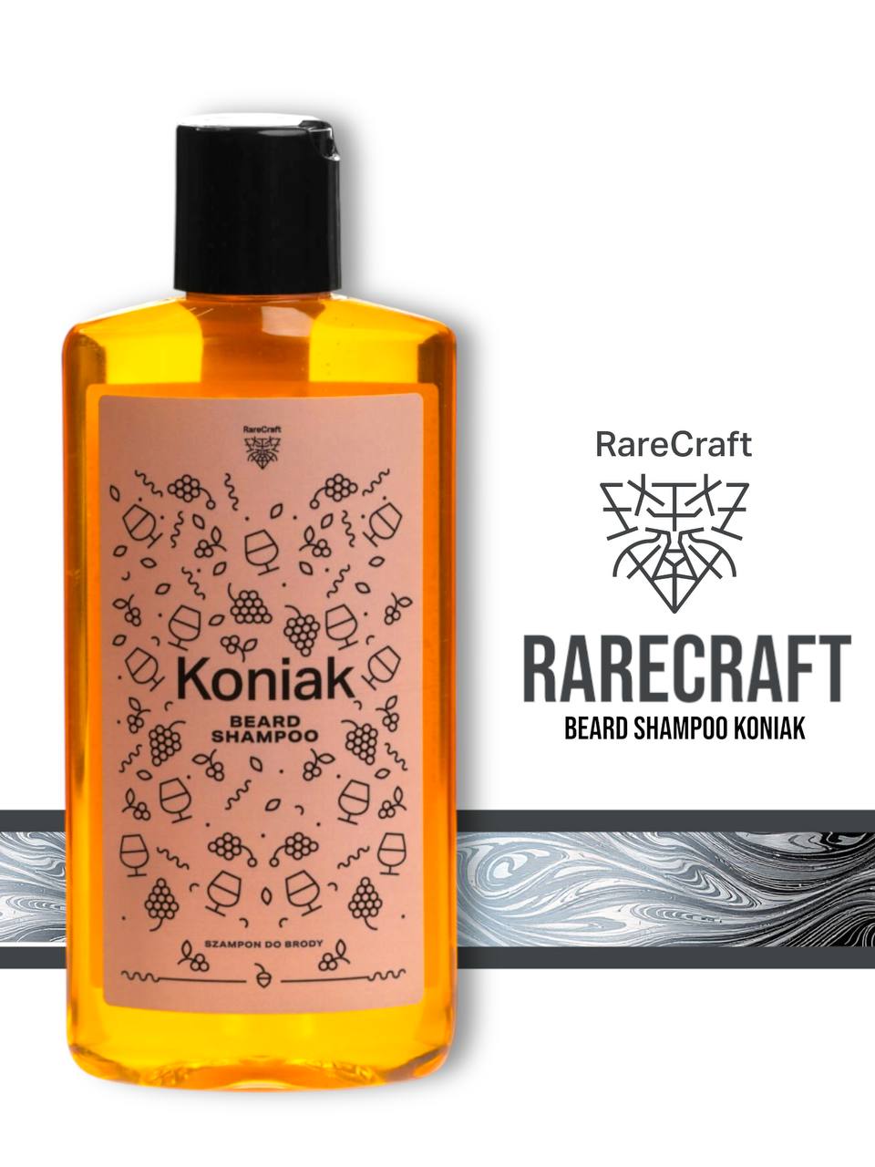 RareCraft Beard Shampoo Koniak - Lockhart's Authentic Grooming Company, LLC