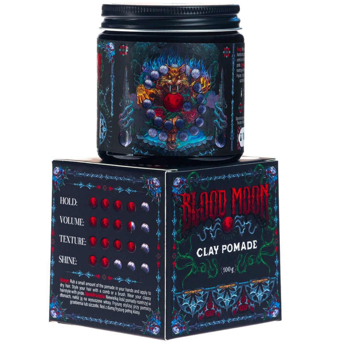 Rarecraft Blood Moon Clay Pomade - Lockhart's Authentic Grooming Company, LLC