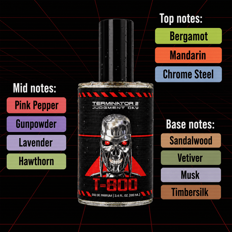 T-800 EDP Fragrance - 3.4OZ - TERMINATOR 2: JUDGMENT DAY - Lockhart's Authentic Grooming Company, LLC