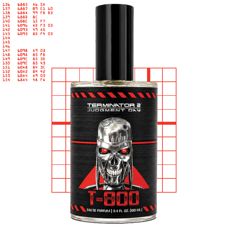 T-800 EDP Fragrance - 3.4OZ - TERMINATOR 2: JUDGMENT DAY - Lockhart's Authentic Grooming Company, LLC